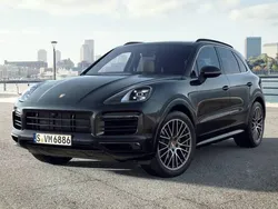 Jet black metallic Used 2022 Porsche Cayenne Platinum Edition SUV | £59,990 (A bit pricey)