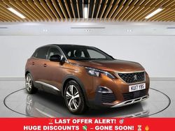 Bronze Used 2017 Peugeot 3008 GT-line Hatchback | £8,749 (Fair price)