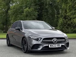 Grey Used 2022 Mercedes A35 AMG Premium Plus Hatchback | £27,495 (Good price)