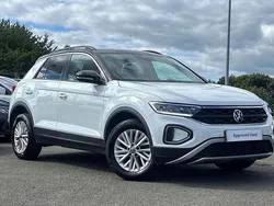 White Used 2022 VW T-Roc Life SUV | £18,795 (Fair price)
