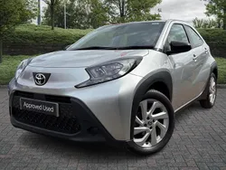 Silver Used 2023 Toyota Aygo PURE Hatchback | £11,961 (Fair price)