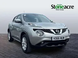 Silver Used 2016 Nissan Juke N-Connecta SUV | £7,990 (A bit pricey)