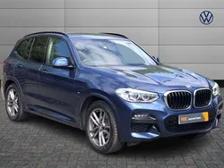 Blue Used 2019 BMW X3 M Sport SUV | £25,907 (Fair price)