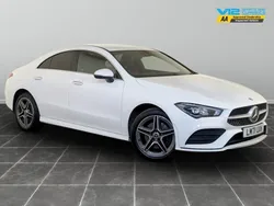White Used 2022 Mercedes CLA250e AMG Line Premium Sedan | £20,795 (Good price)