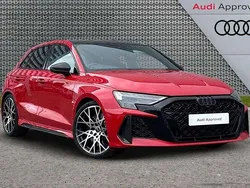 Red Used 2025 Audi RS3 Comfort Hatchback | £61,995 (A bit pricey)