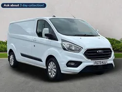 White Used 2023 Ford Transit Custom Limited Van | £20,399 (Fair price)
