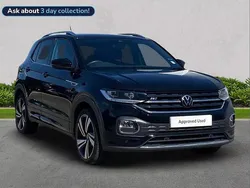 Black Used 2022 VW T-Cross R-line SUV | £21,297 (Fair price)