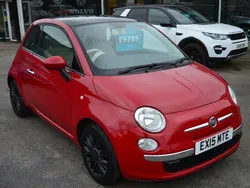 Red Used 2015 Fiat 500 Lounge Hatchback | £5,295 (Fair price)
