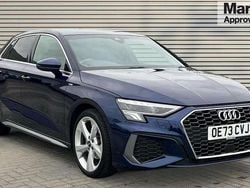 Blue Used 2023 Audi A3 S-Line Hatchback | £25,065 (Fair price)
