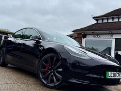 Black Used 2020 Tesla Model 3 Performance Sedan | £16,788 (Fair price)