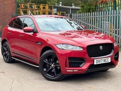 Red Used 2017 Jaguar F-Pace R-Sport SUV | £13,295 (Fair price)