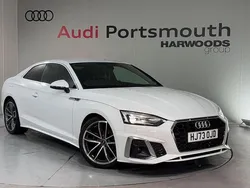 White Used 2023 Audi A5 S-Line Coupe | £26,490 (Super price)