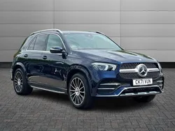 Cavansite blue Used 2022 Mercedes GLE350e AMG line SUV | £45,990 (Good price)