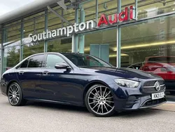 Blue Used 2021 Mercedes E220 AMG line Sedan | £31,990