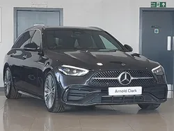 Grey Used 2024 Mercedes C300e AMG Line Premium Estate | £34,998 (Fair price)