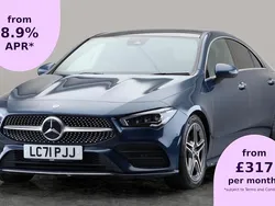 Blue Used 2021 Mercedes CLA180 AMG Line Premium Plus Sedan | £23,771 (Fair price)