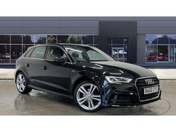 Black Used 2018 Audi A3 S-Line Hatchback | £14,234 (Fair price)