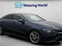 Blue Used 2022 Mercedes CLA180 AMG line Sedan | £21,700 (Good price)