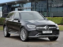 Black Used 2020 Mercedes GLC300 AMG Line Premium Estate | £23,699 (Fair price)