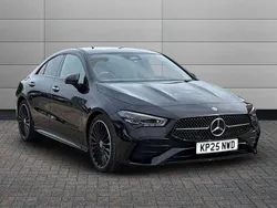Black Used 2025 Mercedes CLA200 AMG Line Premium Plus Coupe | £31,995 (Fair price)