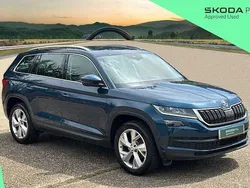 Lava blue metallic Used 2017 Skoda Kodiaq SUV | £19,695