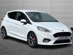 Frozen white Used 2021 Ford Fiesta ST-Line Hatchback | £11,200 (Fair price)
