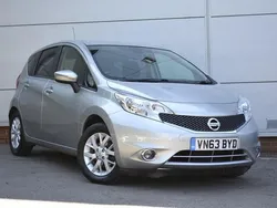 Silver Used 2013 Nissan Note Acenta Premium MPV | £4,495 (Fair price)