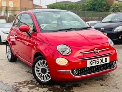 Red Used 2016 Fiat 500 Lounge Hatchback | £4,695 (Fair price)