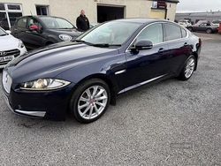 Blue Used 2014 Jaguar XF Premium Luxury Sedan | £5,995 (Fair price)