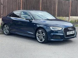 Blue Used 2017 Audi A3 S-Line Sedan | £11,195 (Good price)