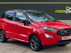 Red Used 2019 Ford Ecosport ST-Line SUV | £8,952 (Fair price)
