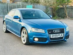 Blue Used 2010 Audi A5 Sportback S-Line Hatchback | £5,490 (Fair price)