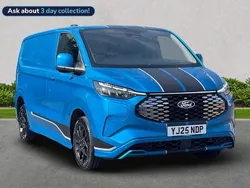 Blue New 2025 Ford E-Transit Sport Van | £31,900
