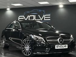 Black Used 2017 Mercedes CLS350 AMG line Coupe | £19,485 (Fair price)