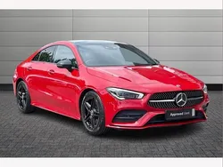 Red Used 2019 Mercedes CLA200 AMG Line Premium Plus Coupe | £21,295 (Fair price)
