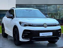White Used 2025 VW Tiguan R-line SUV | £35,451 (A bit pricey)