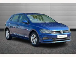 Blue Used 2018 VW Polo SE Hatchback | £11,790 (Fair price)