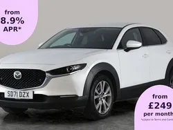 White Used 2021 Mazda CX-30 Inclusive SUV | £17,209 (Fair price)