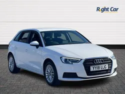 White Used 2018 Audi A3 Design Hatchback | £12,499 (Good price)