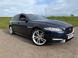 Blue Used 2018 Jaguar XF R-Sport Sedan | £19,995 (Expensive)
