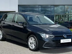Deep black pearlescent Used 2022 VW Golf VIII Life Hatchback | £17,034 (Good price)