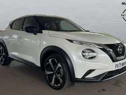 White Used 2021 Nissan Juke Tekna SUV | £16,699 (Fair price)