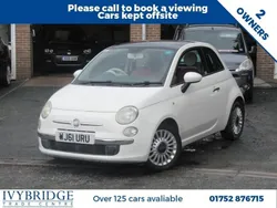 White Used 2011 Fiat 500 Lounge Hatchback | £3,375 (Fair price)