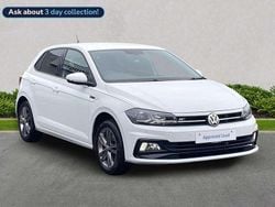 White Used 2019 VW Polo R-line Hatchback | £13,685 (Fair price)