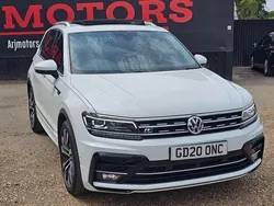 White Used 2020 VW Tiguan R-line SUV | £21,499 (Fair price)