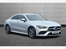 Silver Used 2021 Mercedes CLA180 AMG Line Premium Sedan | £20,650 (Fair price)