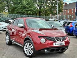 Red Used 2011 Nissan Juke Tekna SUV | £3,195 (Fair price)
