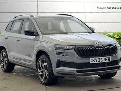 Meteor grey Used 2025 Skoda Karoq SportLine SUV | £30,995 (Fair price)