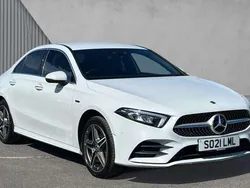 White Used 2021 Mercedes A250 AMG Line Premium Sedan | £21,372 (Fair price)