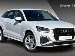 White New 2025 Audi Q2 S-Line SUV | £29,500 (Expensive)